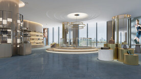 仿古砖瓷砖空间效果图