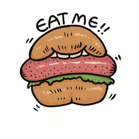 T恤图案汉堡