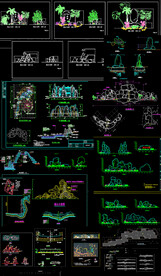 假山景观CAD图