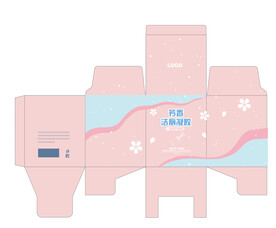 马桶清洁剂外包装盒