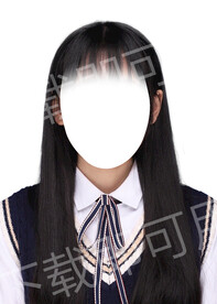 女生证件照衣服 女生jk模板