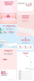 粉色儿童纳米软毛牙刷详情页描述
