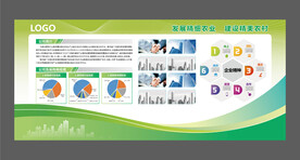 绿色农业展板