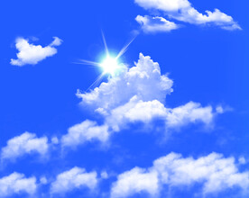 蓝天白云