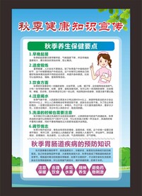 秋季养生健康知识宣传