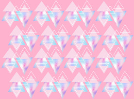 三角形抽象无缝批印图案