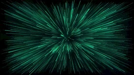 绿色线条星爆射线速度和能量空间