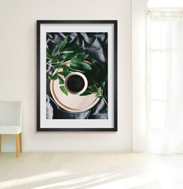 薄荷咖啡挂画