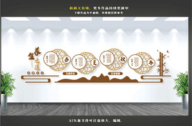 四季养生文化墙