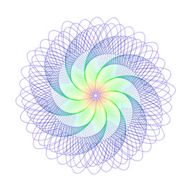 卡通装饰防伪纹证书底纹元素