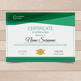 优秀员工颁奖荣誉证书模板设计