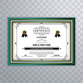 优秀员工颁奖荣誉证书模板设计