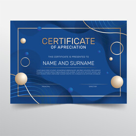 优秀员工颁奖荣誉证书模板设计