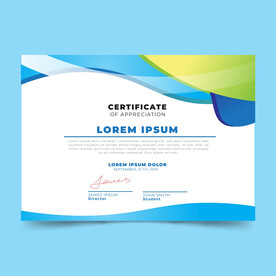 优秀员工颁奖荣誉证书模板设计