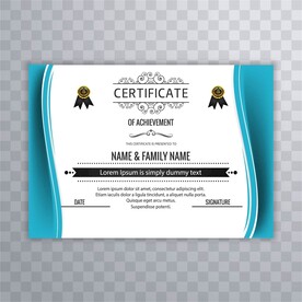 优秀员工颁奖荣誉证书模板设计