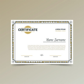 优秀员工颁奖荣誉证书模板设计