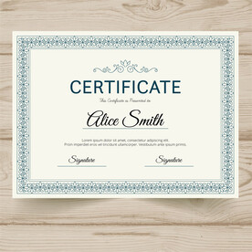 优秀员工颁奖荣誉证书模板设计