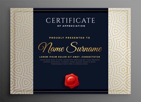 优秀员工颁奖荣誉证书模板设计