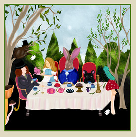 方巾 动物方巾 动物餐厅