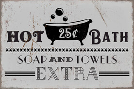 木板木纹英文挂板