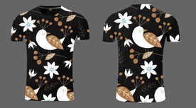 数码印花t恤图片