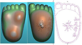 知足常乐蜘蛛小脚丫把