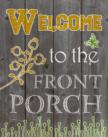 木板木纹英文挂板