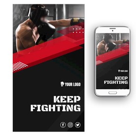 自由搏击拳击海报