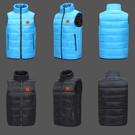 保暖羽绒马甲图片