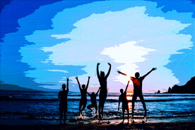 6090厘米装饰油画素材可印刷