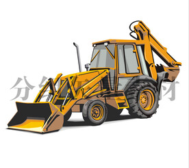 推土车卡通