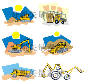 工程机械卡通