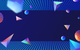 立体电商科技装饰背景