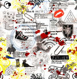 潮牌印花 高清分层 无缝衔接