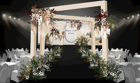 泰式香槟色婚礼效果图