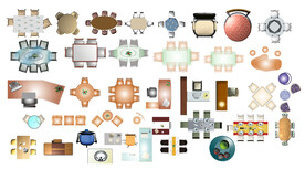 桌椅海报地产开发广告彩屏PSD
