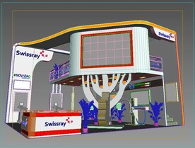 展台 3d展览设计 展台设计 