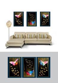 蝴蝶三联画