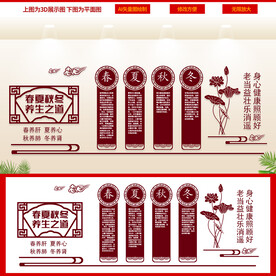 养生文化墙  