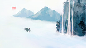 山水画 晶瓷画 新中式