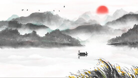 山水画 晶瓷画 新中式