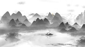 山水画 晶瓷画 新中式