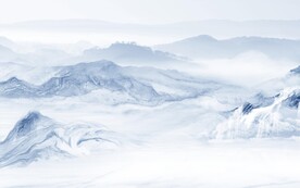 简约新山水背景墙 TIF分层