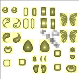 多个特色戒面图