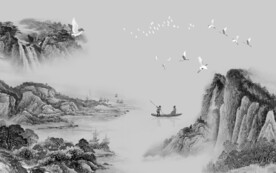 最新意境新款山水 文件分层 