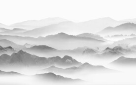 简约高端新款山水 文件分层 