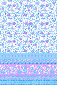 大牌 腰果 数码 印花 单边