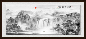 水墨山水画
