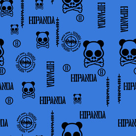 卡通 骷髅头 字母