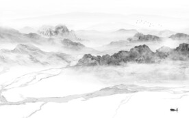 新款高清新山水画 文件分层画